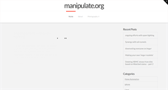 Desktop Screenshot of manipulate.org